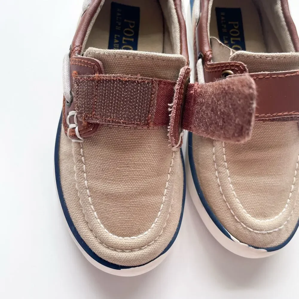 Polo Ralph Lauren size canvas shoe